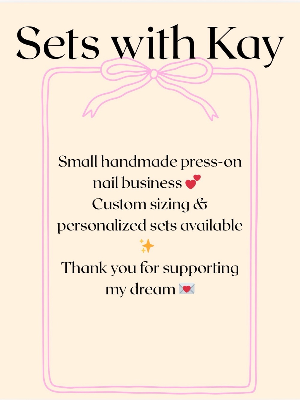 Hand Made Press On Nails